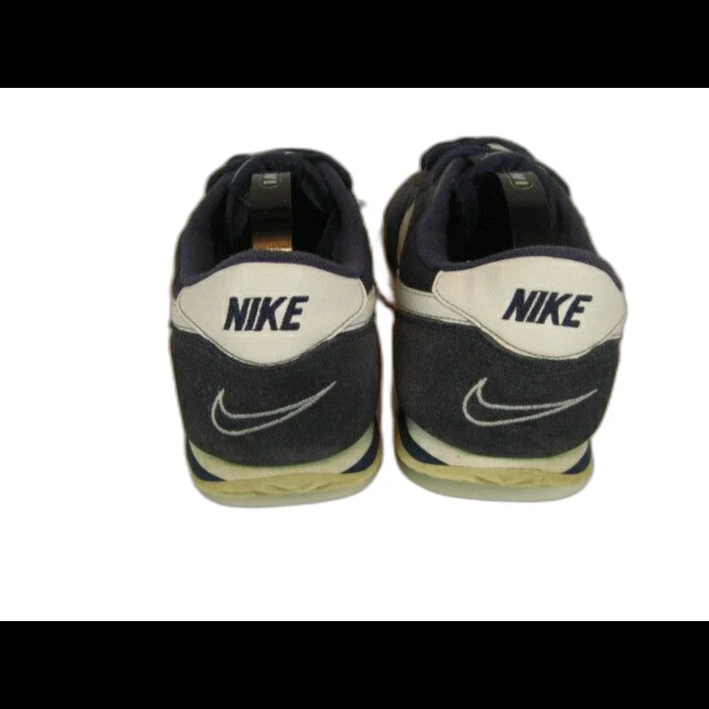 Youth Nike Swoosh Navy/White Running Athletic Tennis Shoes Sneakers sz 7Y